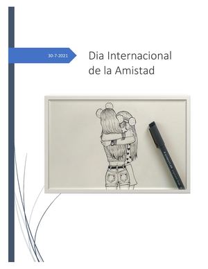 Dia internacional de la amistad