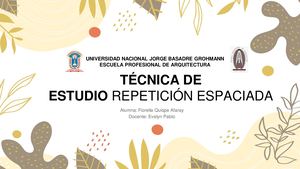 Repetición Espaciada