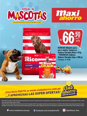 Catalogo Maxiahorro Mascotas C07-21