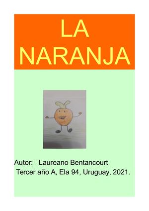 Cuento+la+naranja, Laureano. 3ero A, Ela 94