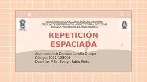 Repeticion Espaciada