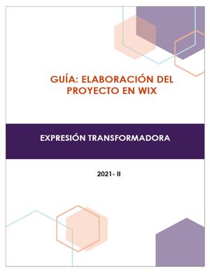 Manual Wix 2021 Ii