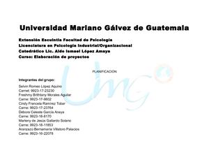 Planificacion Proyectos