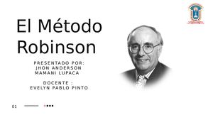 El Método Robinson Parcial