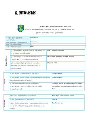 Entrevistas Escritas