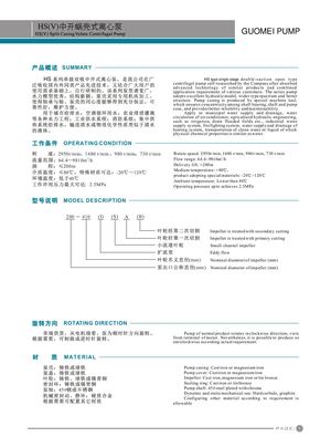 HS split case pump -guomei pump