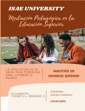 Proyecto Yadiseth Bósquez Texto Paralelo Mediacion Pedagógica