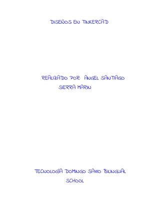Diseños En Tinkercad