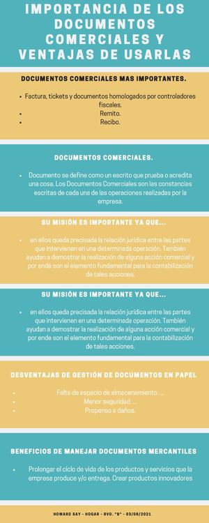 Importancia De Los Documentos Comerciales Y Ventajas De Usarlas
