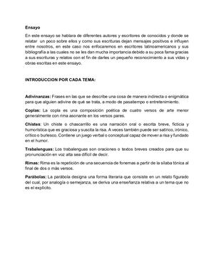 Antologia Literatura 5to D