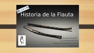 Historia De La Flauta (Revista FL1)
