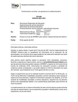 Circular Dvm Ac 0021 2021