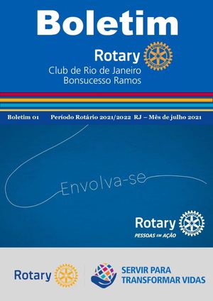 BOLETIM Nº 01 ROTARY CLUB DE RIO DE JANEIRO - BONSUCESSO RAMOS  2021/2022 2021 2022