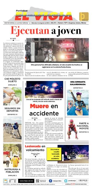 4 de agosto del 2021