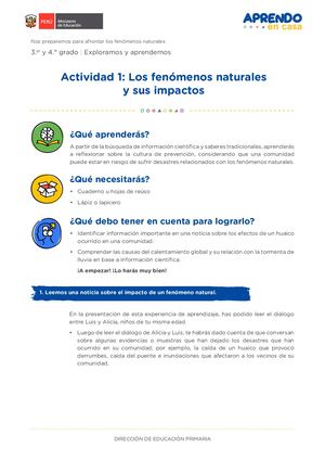 Exp6 Primaria 3y4 Exploramos Act 1