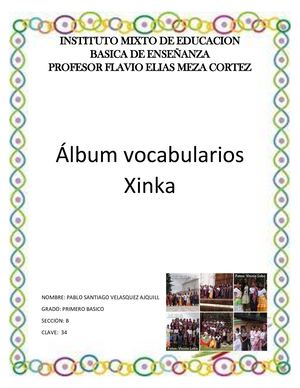 Album Del Vocabulario Xinca