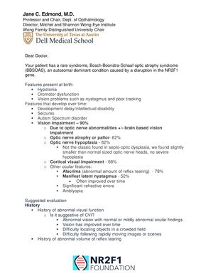 Letter from Dr. Jane Edmond, MD, for BBSOAS Providers