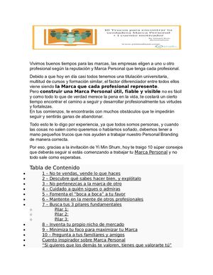 10 Truco Para Encontrar Tu Marca Personal
