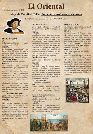 Periódico Historia Geografía 2021