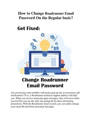 Roadrunner Email Technical Support Number