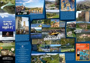 Carte touristique de la Vallée du Tarn de Millau à Albi