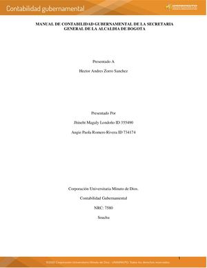 Actividad 5 Parte 4 Manual De Contabilidad Gubernamental