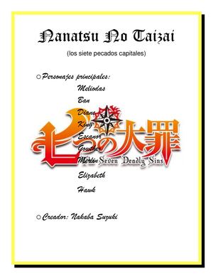Nanatsu No Taizai