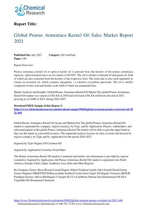 Global Armenia Prunus Ca Kernel Oil 2021 448 24chemicalresearch