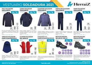 [NO VIGENTE] Vestuario Soldadura Herraiz 2021