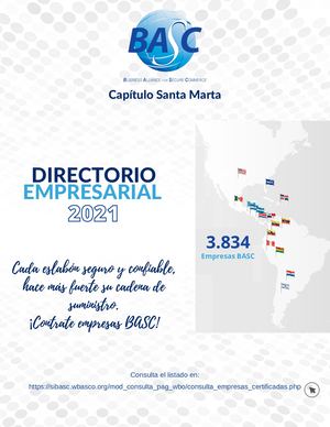 Directorio Empresarial BASC SANTA MARTA Julio 2021