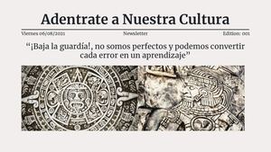 Periodico "Origen de los mayas"