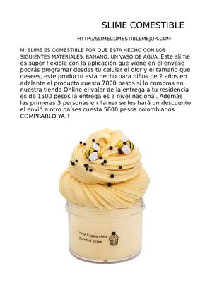 Slime Comestible
