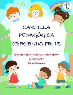 Cartilla Pedagógica Creciendo Feliz Jardincito Alegre