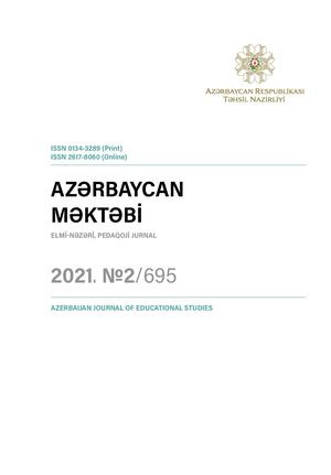 Issue 2 2021 Azerbaijan Journal Of Educational Studies