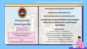 DISEÑO DE LA SALA HIPÓSTILA DEL PARQUE GÜELL EN 3D MEDIANTE EL SOFTWARE GEOGEBRA