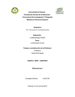 Revista De La Educacion Civica