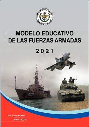 Modelo Educativo De Ff Aa 2021