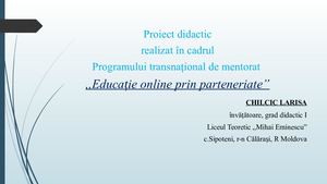 Proiect Didactic Salcâmi în floare, Cl.3