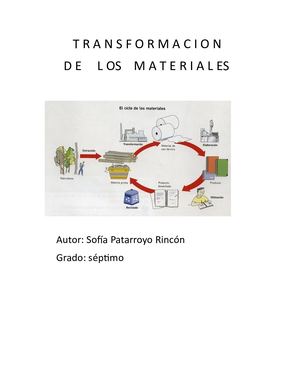 Transformación De Materiales 1