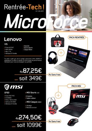 MicroForce I Catalogue Rentrée 2021 - Guyane