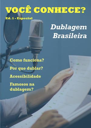 Você Conhece? - Dublagem