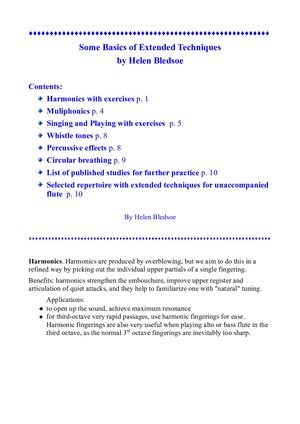 Tecnicas extendidas flauta