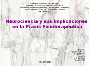 Neurociencias y Fisioterapia