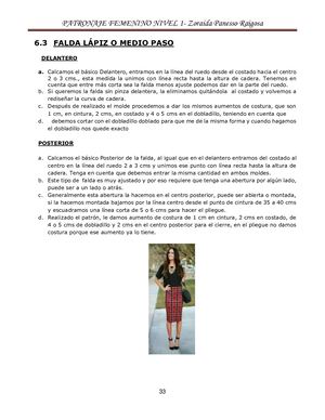 Modelos De Faldas Patronaje Femenino Paso A Paso Zoraida