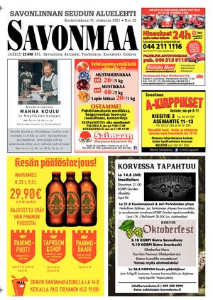Savonmaa 32 11.8.2021