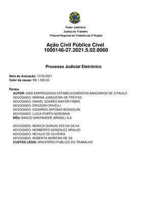 Banco Santander Condenado A Pagar 50 Milhões Por Desrespeito A Trabalhadores Sindicalizados