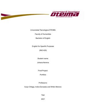 Final Project Portfolio Johana Herrera