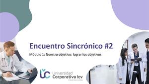 Encuentro Sincrónico # 2