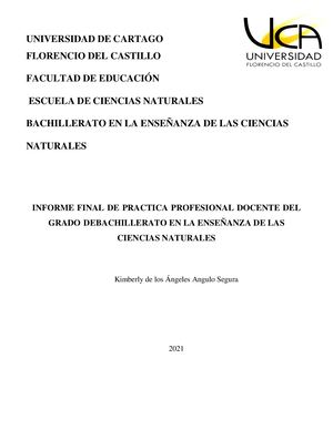 Informe Final Práctica Profesional Kimberly