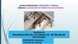 Organización De Una Taller De Pastelería